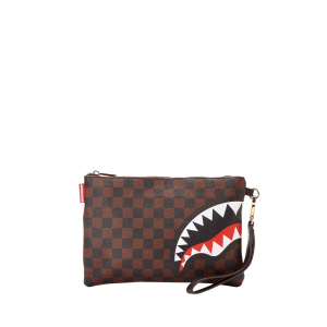 CHECKS IN CAMOFLAUGE CROSSOVER CLUTCH