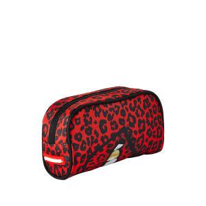 RED LEOPARD LIPS PENCIL CASE