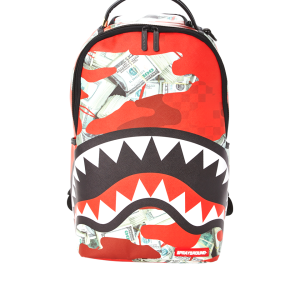 MONEY CAMO (RED) BACKPACK