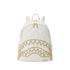 RIVIERA LE BLANC GOLD CHAIN SHARK SAVAGE BACKPACK