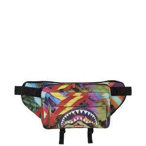 SHARKS IN PARIS CITY STREAKS CARGO CROSSBODY