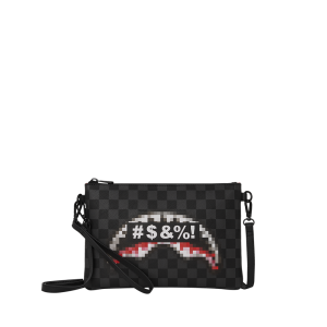 'WHAT THE BEEP' SHARK CROSSOVER CLUTCH
