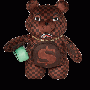 LENTICULAR EFFECTS MONEYBEAR TEDDYBEAR BACKPACK