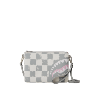 VANQUISH CREAM CROSSOVER CLUTCH