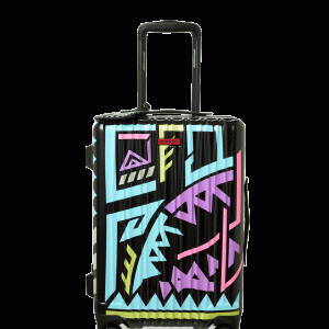 A.I. PATH TO THE FUTURE III HARDSHELL CARRY-ON LUGGAGE - SANDFLOWER COLLAB
