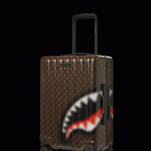 SHARKS IN PARIS BLUR EFFECT CARRY-ON LUGGAGE