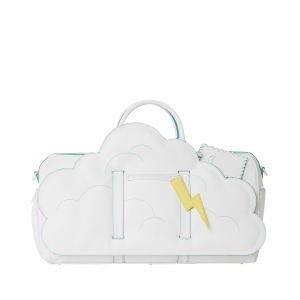 CLOUDY WITH A CHANCE OF SHARK DUFFLE