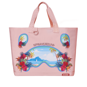 BORA BORA SHARK ISLAND VILLA BEACH TOTE